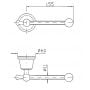 Uchwyt na papier toaletowy ZAC231 Zucchetti Delfi zdj.2