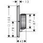 Bateria wannowo-prysznicowa podtynkowa z termostatem 36754340 Axor ShowerSelect ID zdj.2