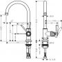 Bateria umywalkowa 16518820 Axor Montreux zdj.2