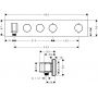 Bateria wannowo-prysznicowa podtynkowa termostatyczna 18355820 Axor ShowerSolutions zdj.2