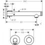 Axor Uno 45113250 bateria umywalkowa podtynkowa złoty zdj.2