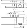 Bateria wannowo-prysznicowa podtynkowa 46140000 Axor Edge zdj.2