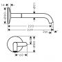 Axor One 48112670 bateria umywalkowa podtynkowa czarny zdj.2