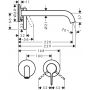 Axor One 48120310 bateria umywalkowa podtynkowa złota zdj.2