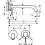 Axor One 48120820 bateria umywalkowa podtynkowa nikiel zdj.2