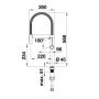Bateria kuchenna stojąca inox 527702 Blanco Culina-S II zdj.2