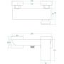 Bateria prysznicowa CMB7151BLTRINO Corsan Trino zdj.2