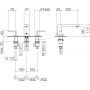 Dornbracht Lulu 2071371000 bateria umywalkowa stojąca chrom zdj.2