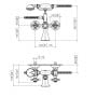 Dornbracht Madison 2502336000 bateria wannowo-prysznicowa ścienna chrom zdj.2