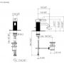 Dornbracht Meta 3350466093 bateria umywalkowa stojąca chrom zdj.2