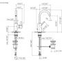 Dornbracht Meta 3351066119 bateria umywalkowa stojąca chrom zdj.2