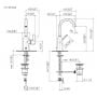 Dornbracht Vaia 3351080900 bateria umywalkowa stojąca chrom zdj.2