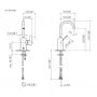 Dornbracht Vaia 3352580900 bateria umywalkowa stojąca chrom zdj.2