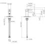 Dornbracht Meta 3352666000 bateria umywalkowa stojąca chrom zdj.2