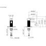 Dornbracht Meta 3352966033 bateria umywalkowa stojąca czarna zdj.2