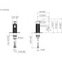 Dornbracht Meta 3353066000 bateria umywalkowa stojąca chrom zdj.2