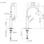 Dornbracht Meta 3353466106 bateria umywalkowa stojąca zdj.2