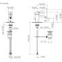 Dornbracht Meta 3360066000 bateria bidetowa stojąca chrom zdj.2