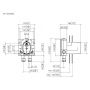 Element podtynkowy baterii 3502097090 Dornbracht zdj.2