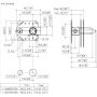 Element podtynkowy baterii 3586097090 Dornbracht zdj.2