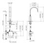 Dornbracht Mem 4452178200 bateria umywalkowa stojąca elektroniczna chrom zdj.2