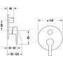 Duravit B.2 B24210012010 bateria wannowo-prysznicowa podtynkowa zdj.2