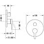 Duravit C.1 C14210012010 bateria wannowo-prysznicowa podtynkowa zdj.2