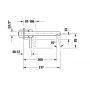 Bateria umywalkowa podtynkowa chrom CE1070004010 Duravit Circle zdj.2