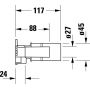 Element podtynkowy baterii GK1900004000 Duravit zdj.2