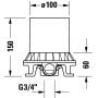 Element montażowy podłogowy GK5900007000 Duravit Tulum zdj.3