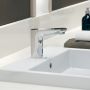 Bateria umywalkowa stojąca elektroniczna chrom SE1094007010 Duravit Sensor 1 zdj.3