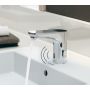 Bateria umywalkowa stojąca elektroniczna chrom SE1094017010 Duravit Sensor 1 zdj.3