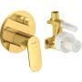Bateria wannowo-prysznicowa podtynkowa złota WA4210008034 Duravit Wave zdj.2