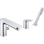 Duravit Wave WA5260000010 bateria wannowo-prysznicowa nawannowa chrom zdj.1