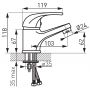 Ferro Savio BVA2LB bateria umywalkowa zdj.2