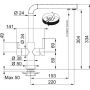 Bateria kuchenna z filtrem stojąca czarna 1150637660 Franke Neptune Clear Water zdj.2