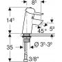 Geberit Bambini 116207211 bateria umywalkowa zdj.2