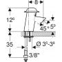 Geberit Bambini 116209211 bateria umywalkowa zdj.2