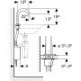 Geberit Piave 116168211 bateria umywalkowa stojąca chrom zdj.3