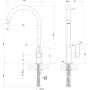 Bateria kuchenna stojąca chrom 17159031 Gessi Monaco zdj.2