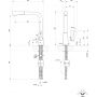 Bateria kuchenna stojąca chrom 17177031 Gessi Proton zdj.2