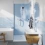 Bateria prysznicowa ścienna starlight chrome 1018740000 Grohe Dice zdj.8