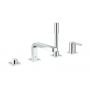 Bateria wannowo-prysznicowa nawannowa chrom 19577000 Grohe Lineare zdj.1