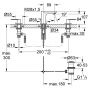 Bateria umywalkowa stojąca chrom 20187000 Grohe Eurosmart Cosmopolitan zdj.2