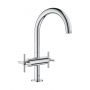 Bateria umywalkowa stojąca starlight chrome 21019003 Grohe Atrio zdj.1