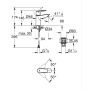 Bateria umywalkowa stojąca chrom 23898001 Grohe Start Edge zdj.2