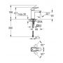 Bateria umywalkowa 2313200E Grohe Eurocube zdj.2