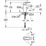 Bateria umywalkowa stojąca 23344000 Grohe Start Edge zdj.2