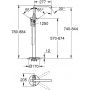 Bateria wannowo-prysznicowa wolnostojąca warm sunset 23491DA1 Grohe Essence zdj.2