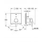 Bateria wannowo-prysznicowa podtynkowa 24070000 Grohe Allure zdj.2